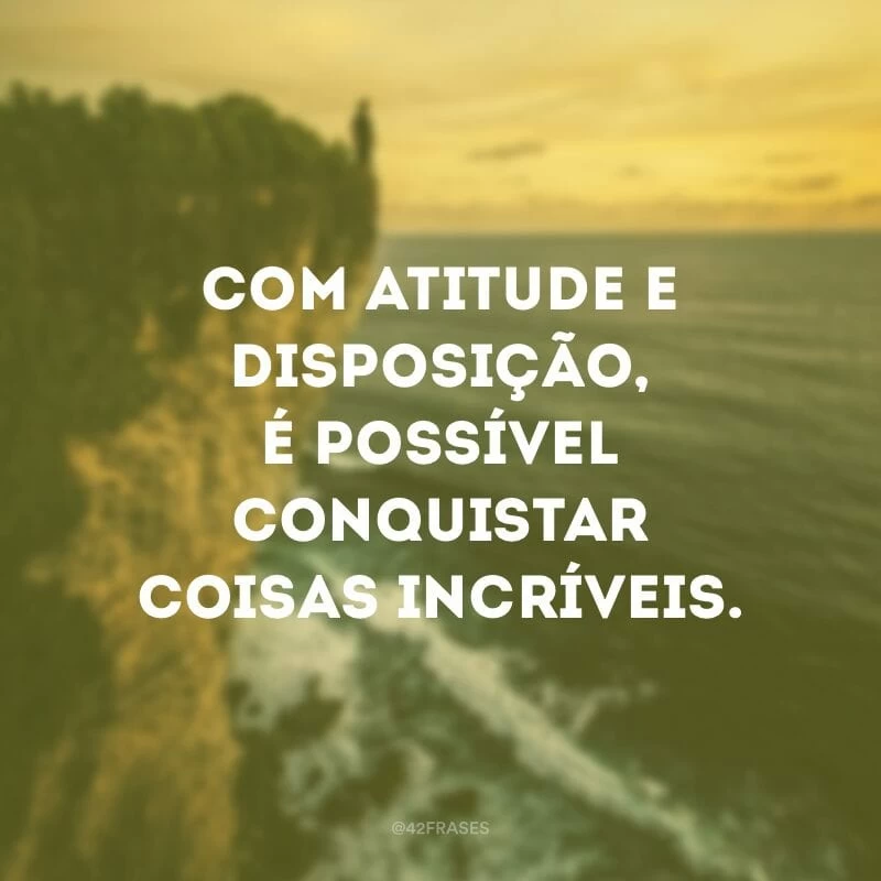 Imagem com Frase de Atitude: Escolha Caminhar com Convicção